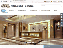 Tablet Screenshot of kingbeststone.com